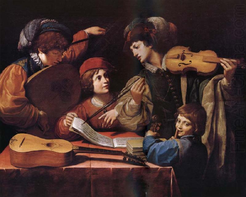 SPADA, Lionello Un concert du musique china oil painting image